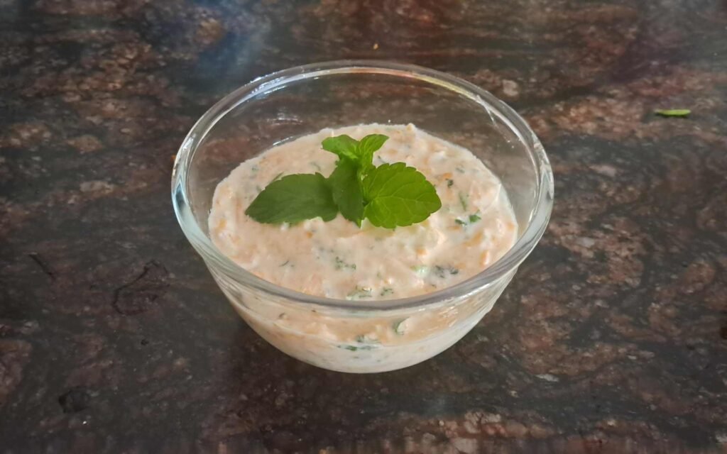 Curd Salad (Without Tempering)