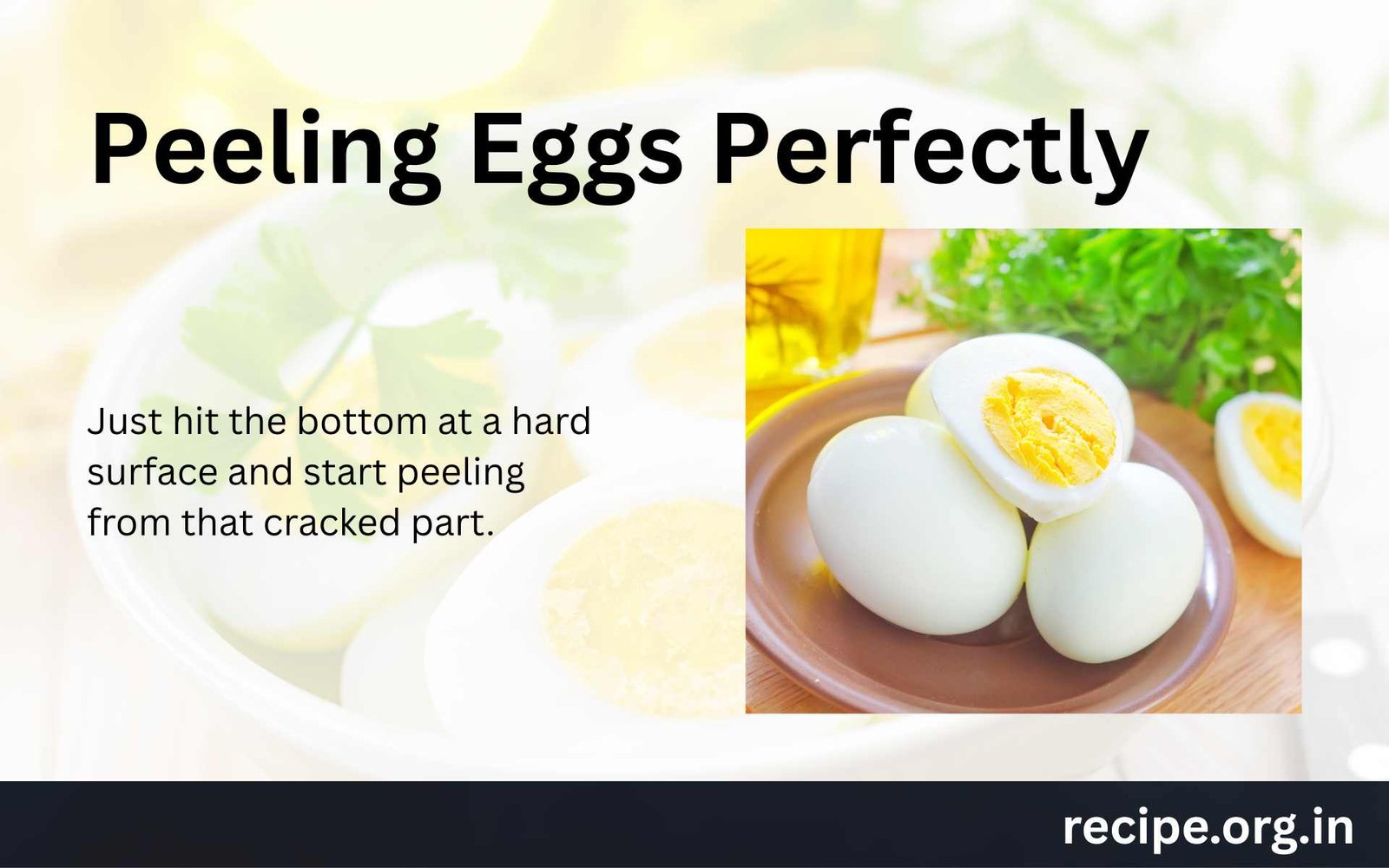 Peeling Eggs Perfectly