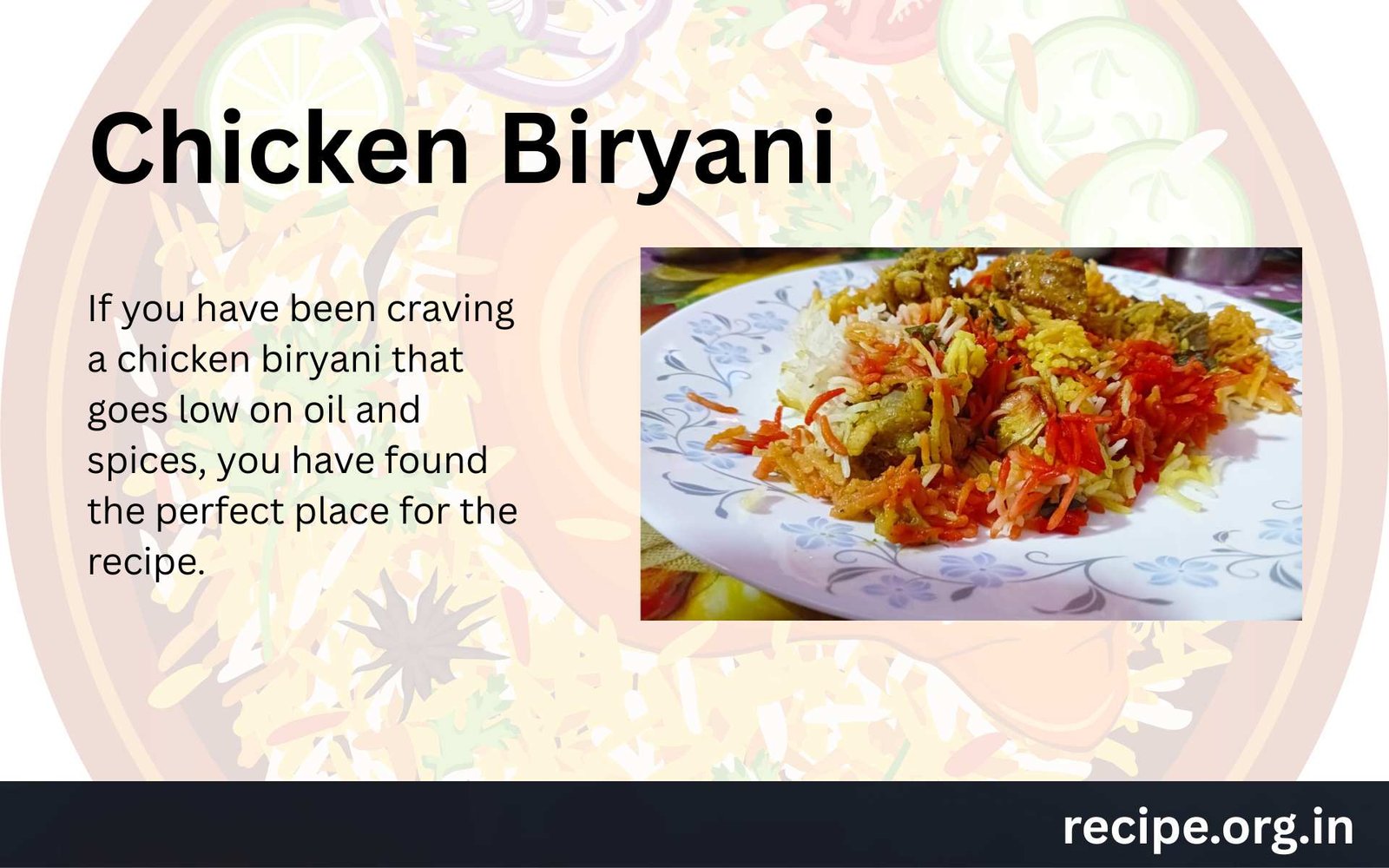 Chicken Biryani