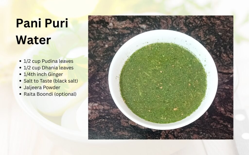 Pani Puri Water