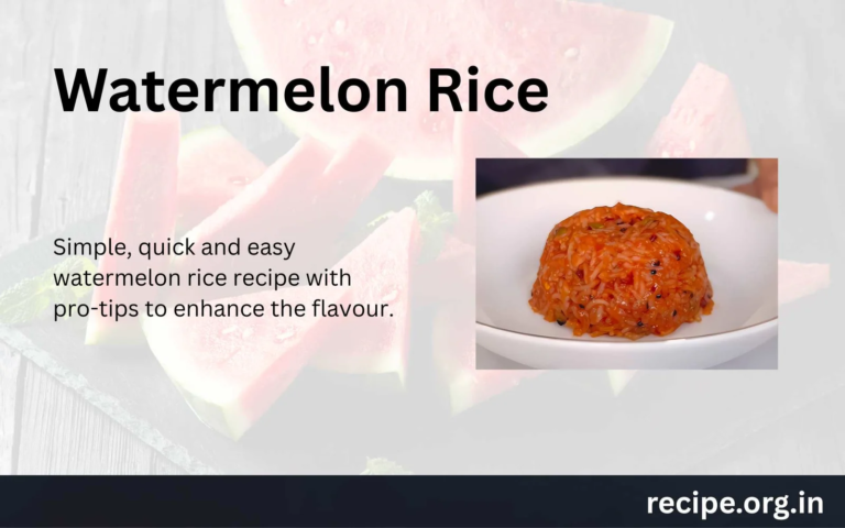 Watermelon Rice Recipe