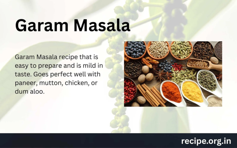 Garam Masala Recipe