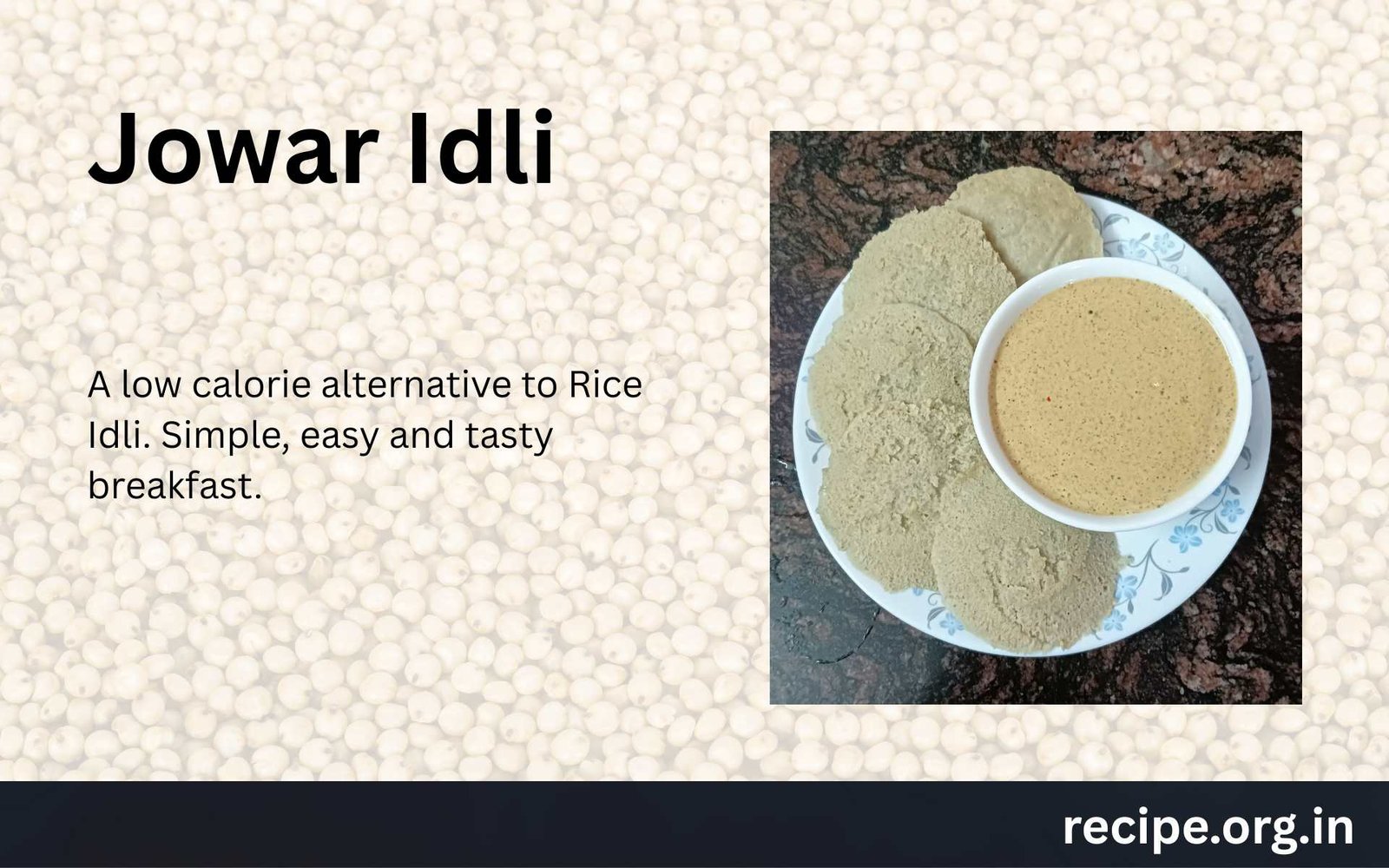 Jowar Idli